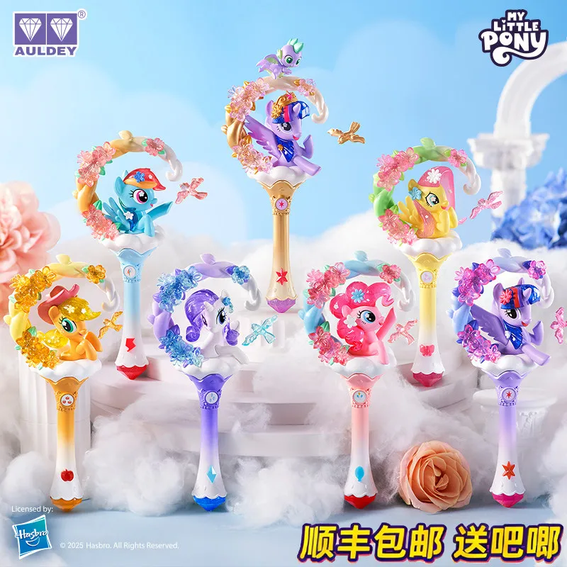 

Auldey My Little Pony Flower Magic Wand Rainbow Dash Rarity Mystery Blind Box Gifts Toy Model Anime Figures Collect Ornaments