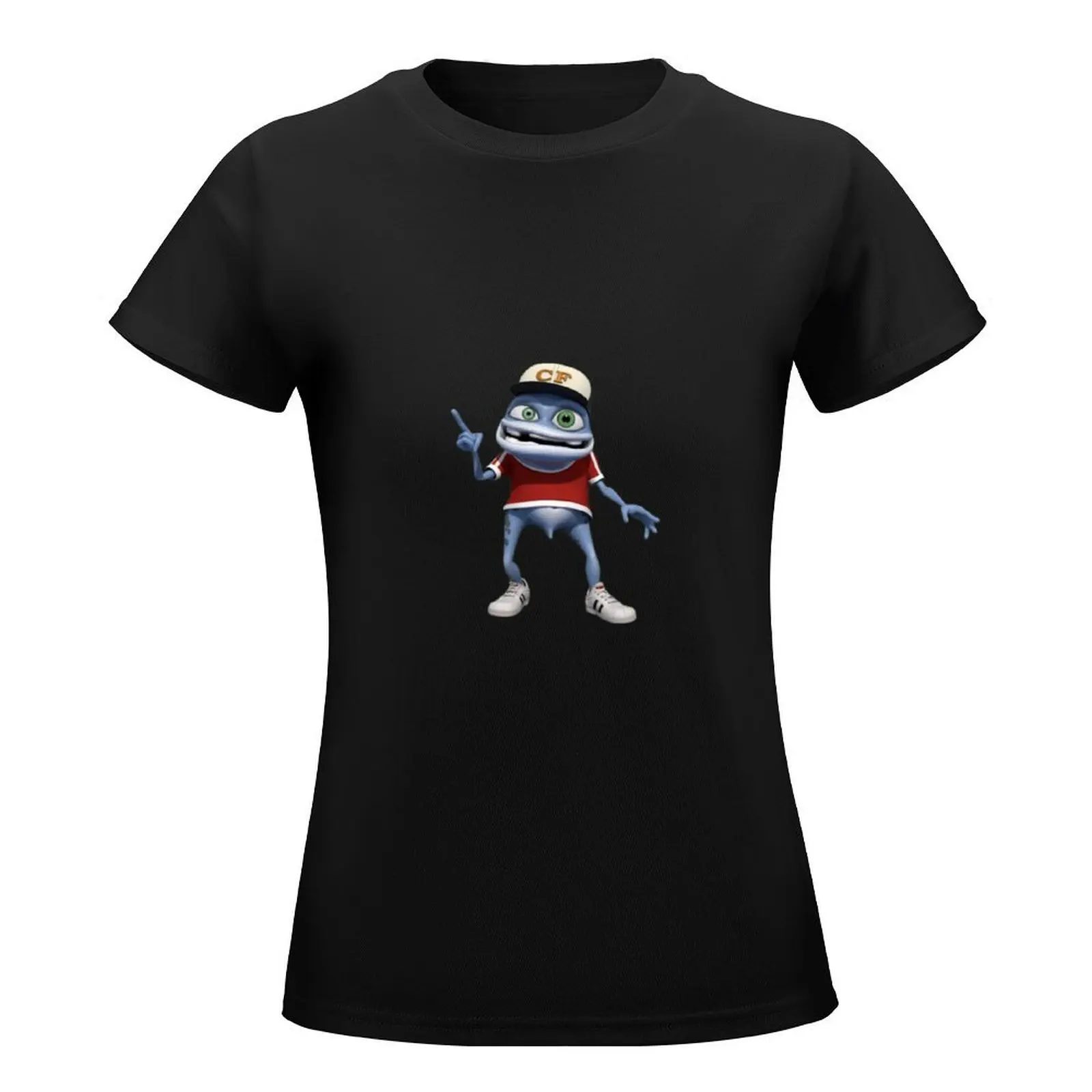 Crazy Frog T-Shirt plus size tops Short sleeve tee tees lady clothes Woman T-shirts