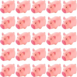 10PCS Mini Rubber Pigs Foat Bathtub Toys For Birthday Party Favor Gifts Decoration