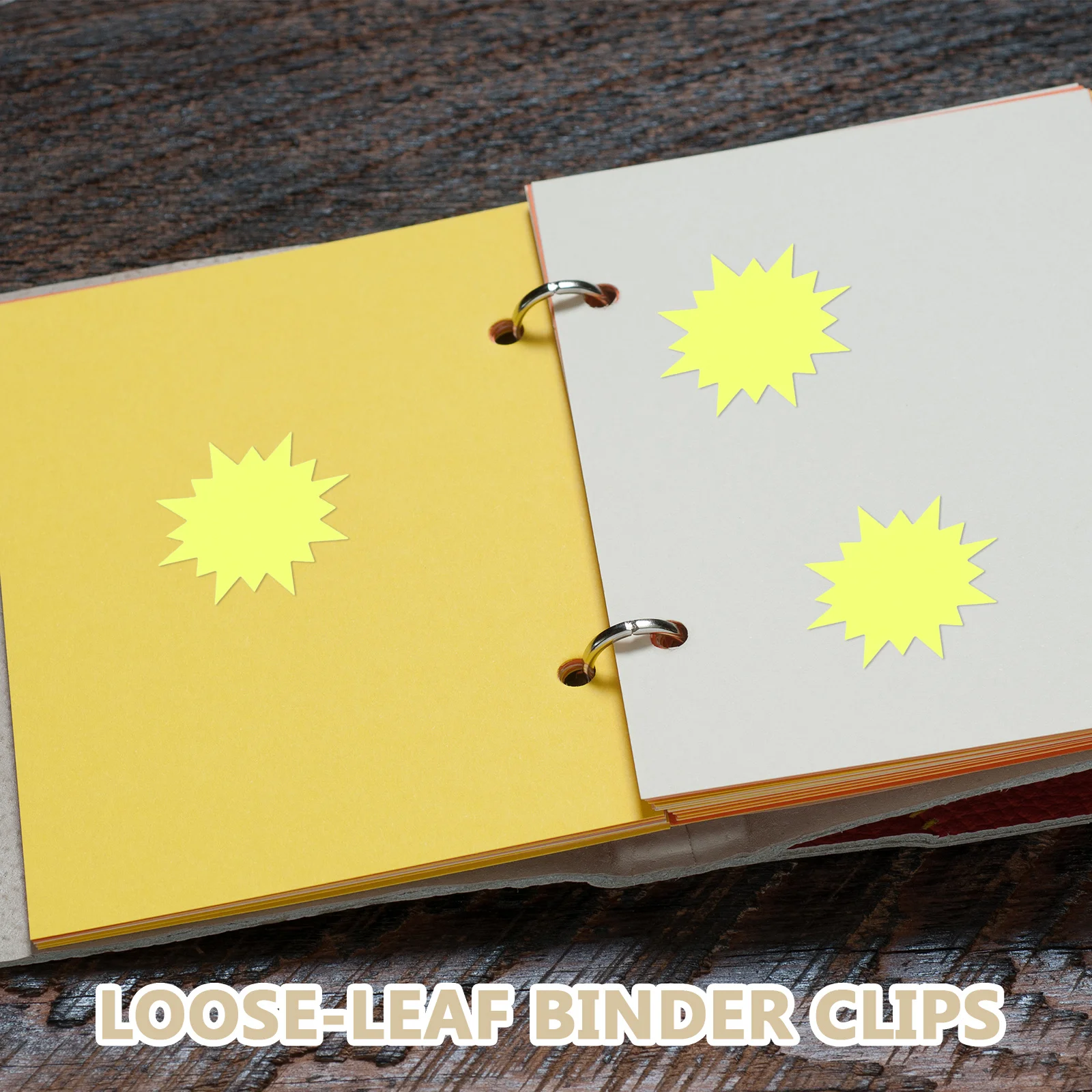 

200Pcs Fluorescent Burst Price Tags Stickers Sale Labels for Retail Garage Yard Sale Bright Yellow Paper Price Labels Stickers