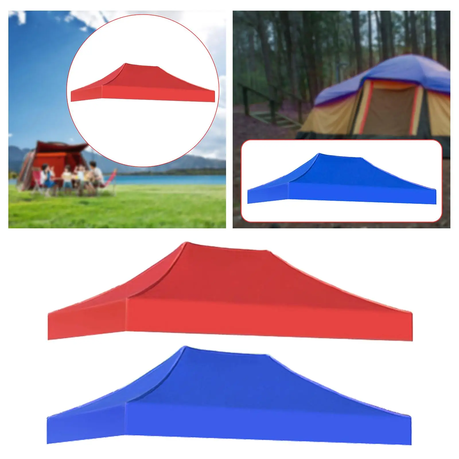 Baldachin obere Abdeckung Sonnenschutz Zelt abdeckung Ersatz regens icher 3x2m Pavillon Dach Baldachin Zelt platte für Baldachin Camping Strand Terrasse