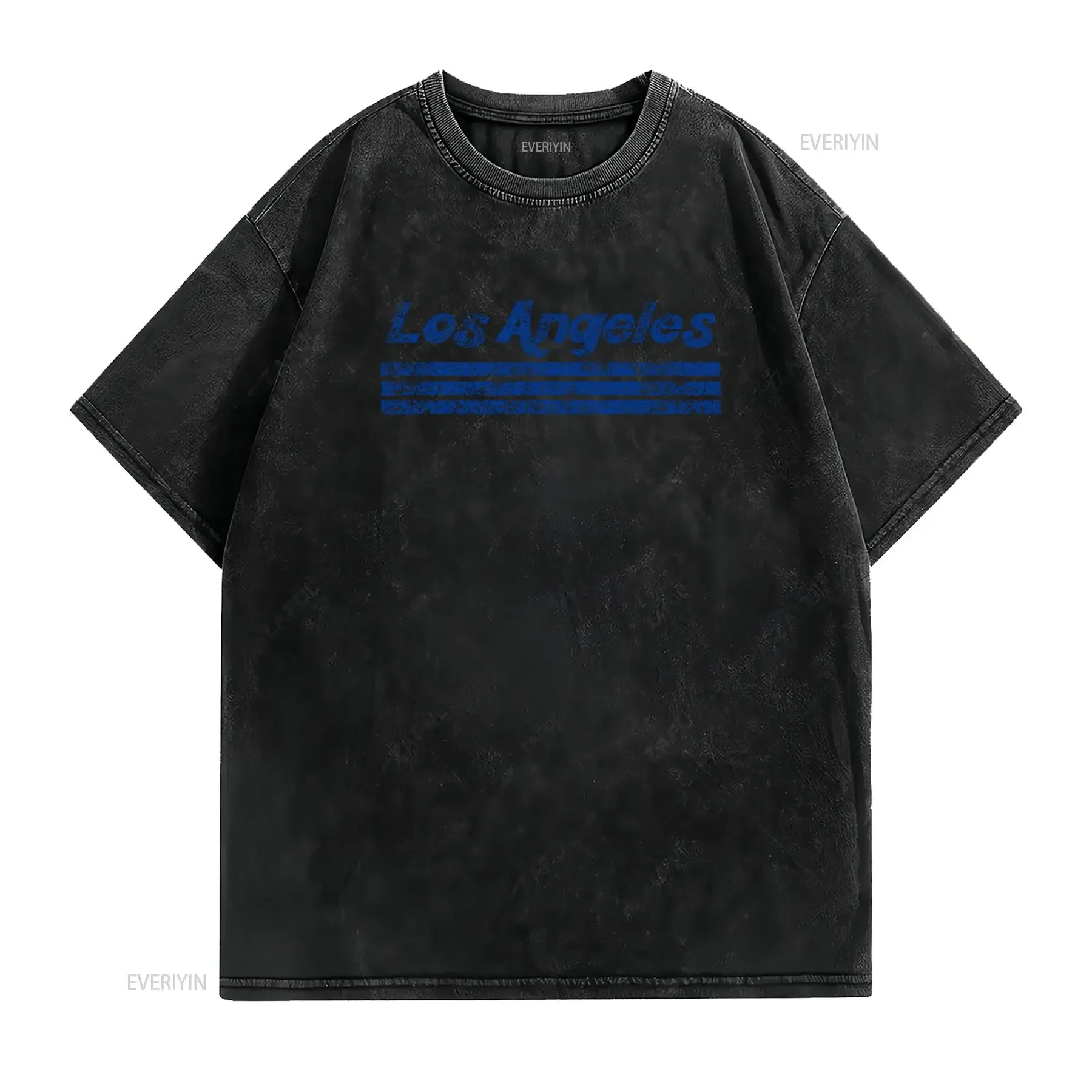 Los Angeles California Retro Vintage Weathered Throwback T Shirt  vintage Washed fashion Stylish Versatile