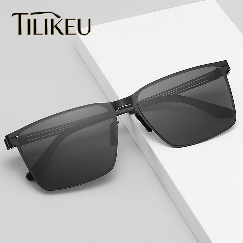 

Ultra-light German Screwless Nylon Polarized Sunglasses Classic Men Outdoor Driving Anti-Glare Fishing Sun Visor Glasses UV400