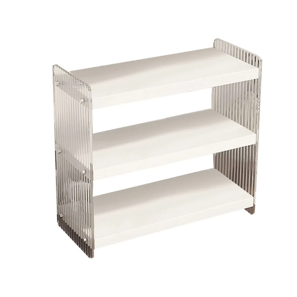 

Removable Cup Storage Rack Wood Plastic Board Heighten Dust-proof Cup Holders Finishing Rack 3Tiers Cosmetic Sundries Organizer