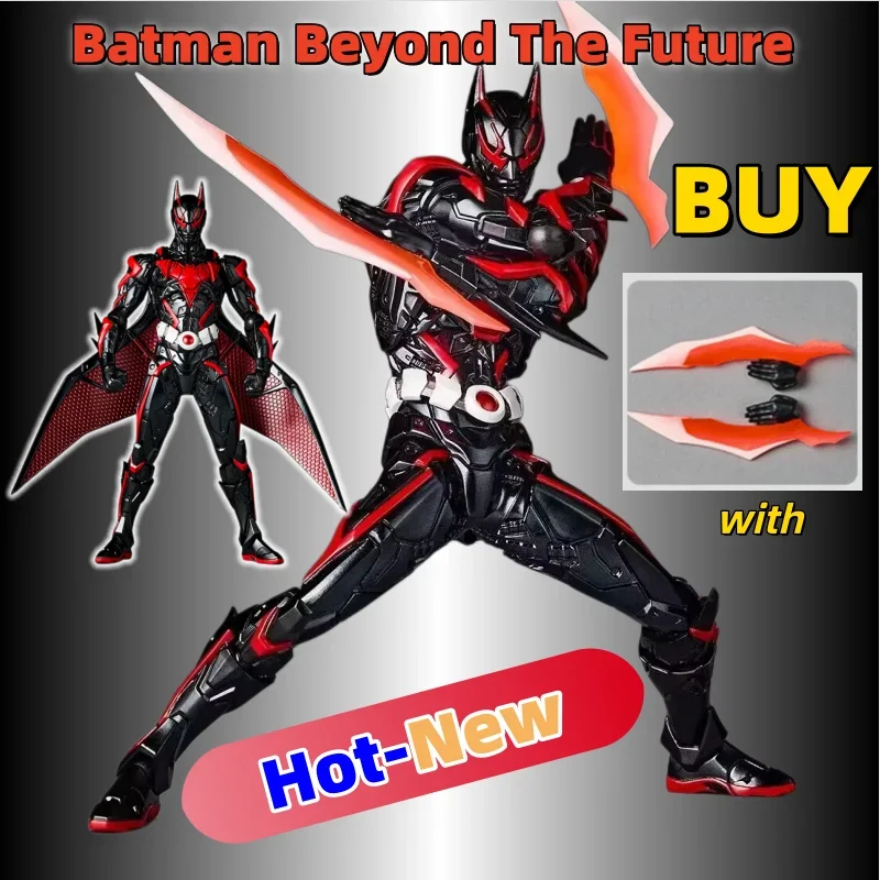 

Новая горячая новинка: Фигурка Бэтмена из серии Revoltech Yamaguchi от Kaiyodo, по мотивам аниме «Бэтмен: За гранью будущего», с бонусным предметом, модель-статуэтка, игрушка.