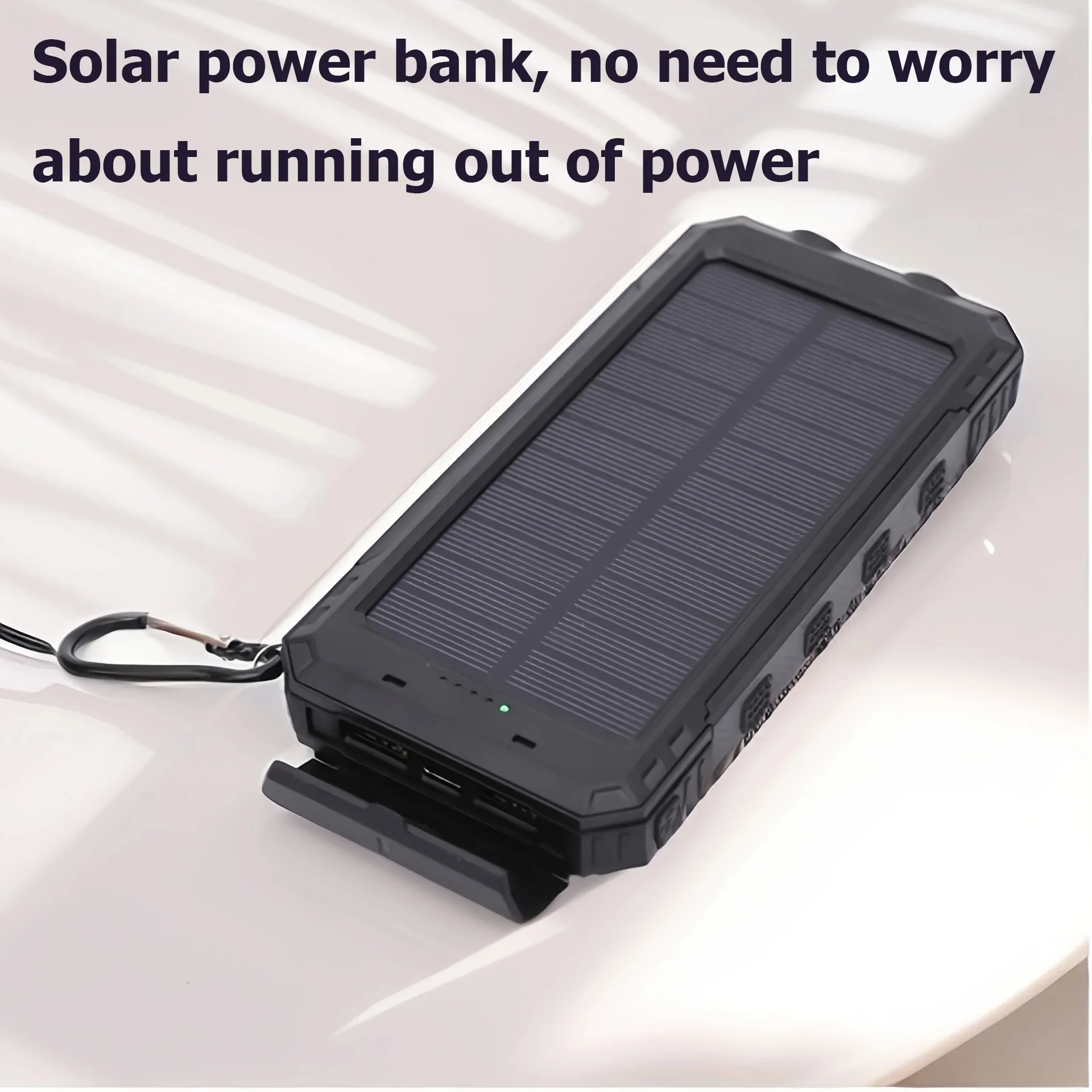 NEW 200000mAh Ultra-Large Capacity Power Bank Solar for iPhone Xiaomi Huawei Samsung Wild Fishing Outdoor Backup Power Portable