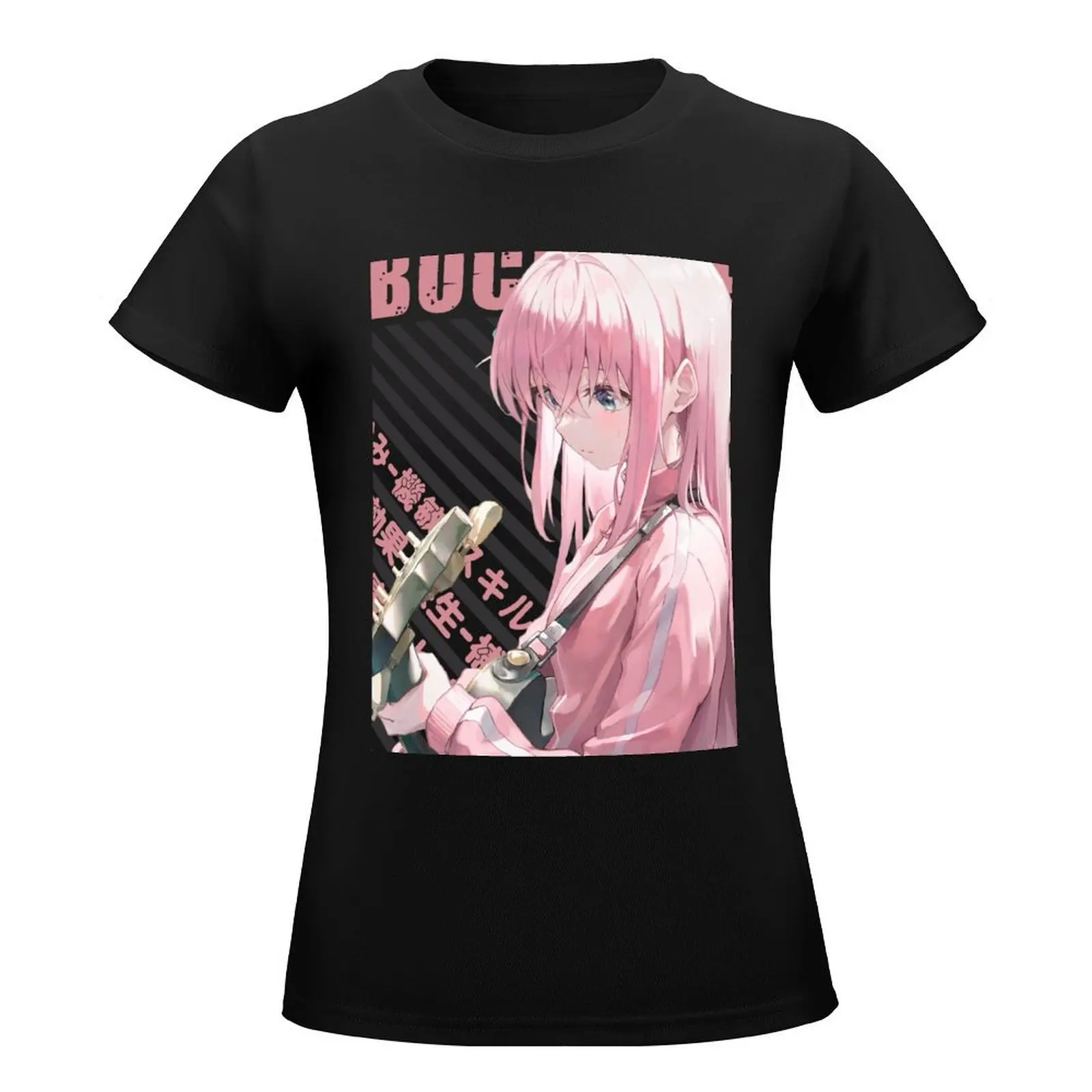 Bocchi the Rock! - Hitori Gotou T-Shirt anime clothes vintage lady clothes tops for Women