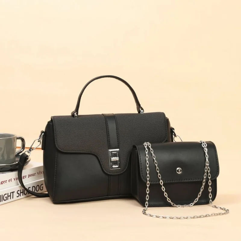 

Elegant Leather Messenger Bag For Ladies Shoulder Handbag By Luxury Brand Famous Designer Fashionable Tote