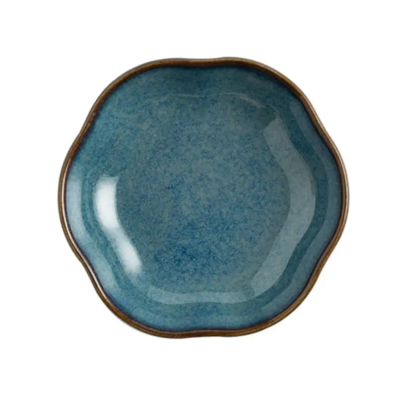 

31BB Ceramic Tray for Jewelry Display Decorative Plate Birthday Christmas Gift Practical Storage Solution for Rings Earrings