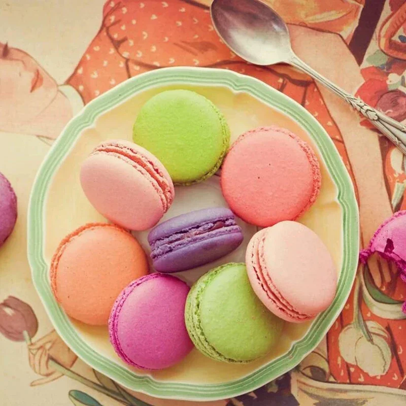 Macarone Dessert Molds Pastry Muffin Fondant Chocolate Scented Candle Silicone Mould DIY Baking Tools Bakery Kitchen Accessories
