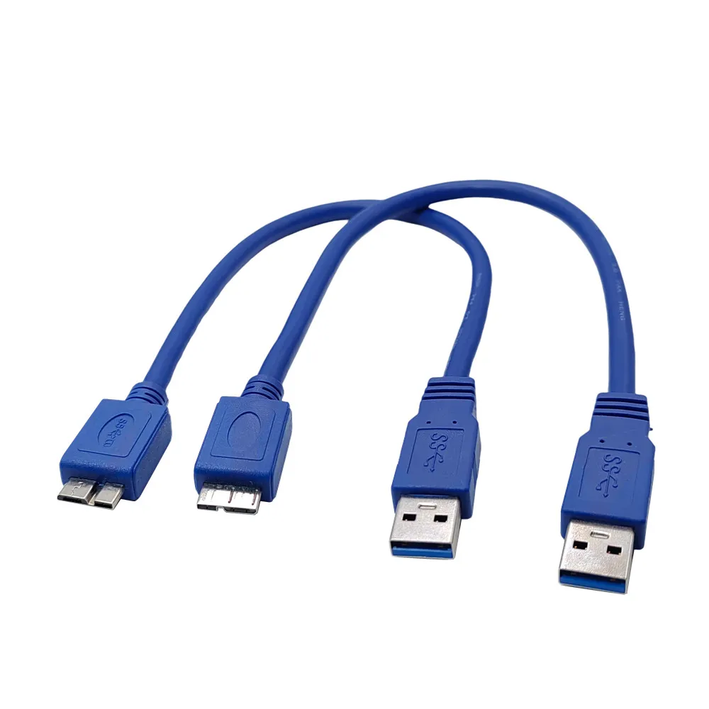 1FT USB 3.0 Type A To Micro B Cable USB3.0 Fast Data Sync Cable Cord For External Hard Drive Disk HDD Samsung S5 1M 1.5M 3M 5M