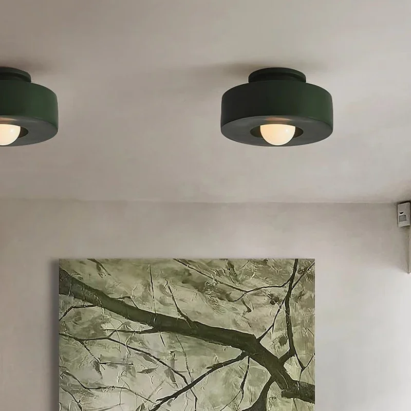 2026 Original Personality Coloured Ceiling Lighting Corridor Hallway Macaron Minimalist Small Light Indoor Decorations Home Ceil