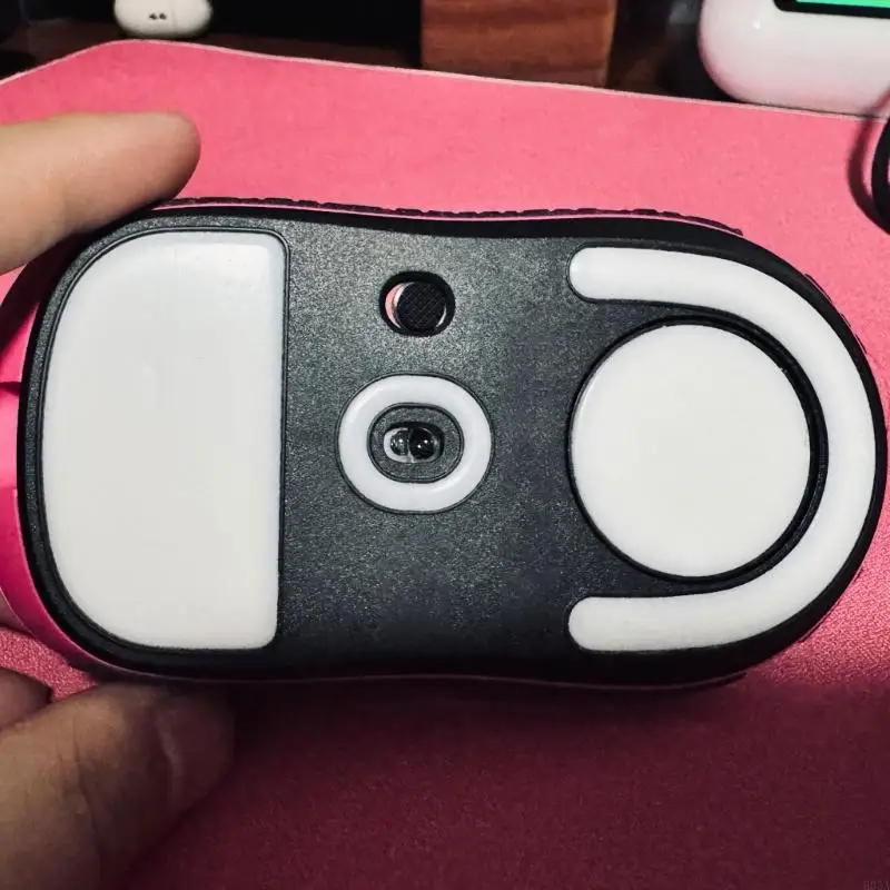 1Set para GPROX Superlight 2 pies ratón Patinas ratón Patinetes mouse Bordes curvos