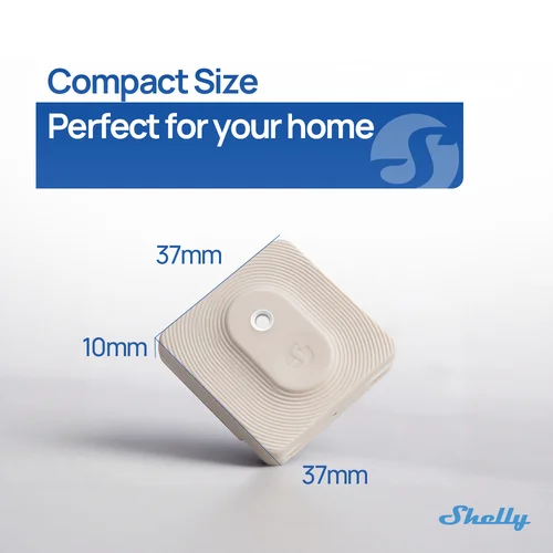 Imagen 2 del producto Shelly BLU H&T ZB Sensor Inteligente de Temperatura y Humedad Shelly Blu H&T ZB Zigbee, Protección Contra Polvo Clase IP54, Compatible con Alexa y Google Assistant