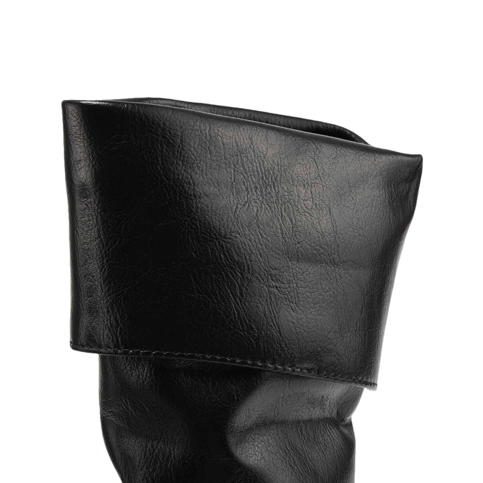 Renaissance Mittelalterliche Ritter-Piratenstiefel im Western-Stil, Schwarze Flache Jazz-Stiefel, Unisex, zum Anziehen, Wadenlang, Gothic Cosplay Schuhe 2026 – Detail 9