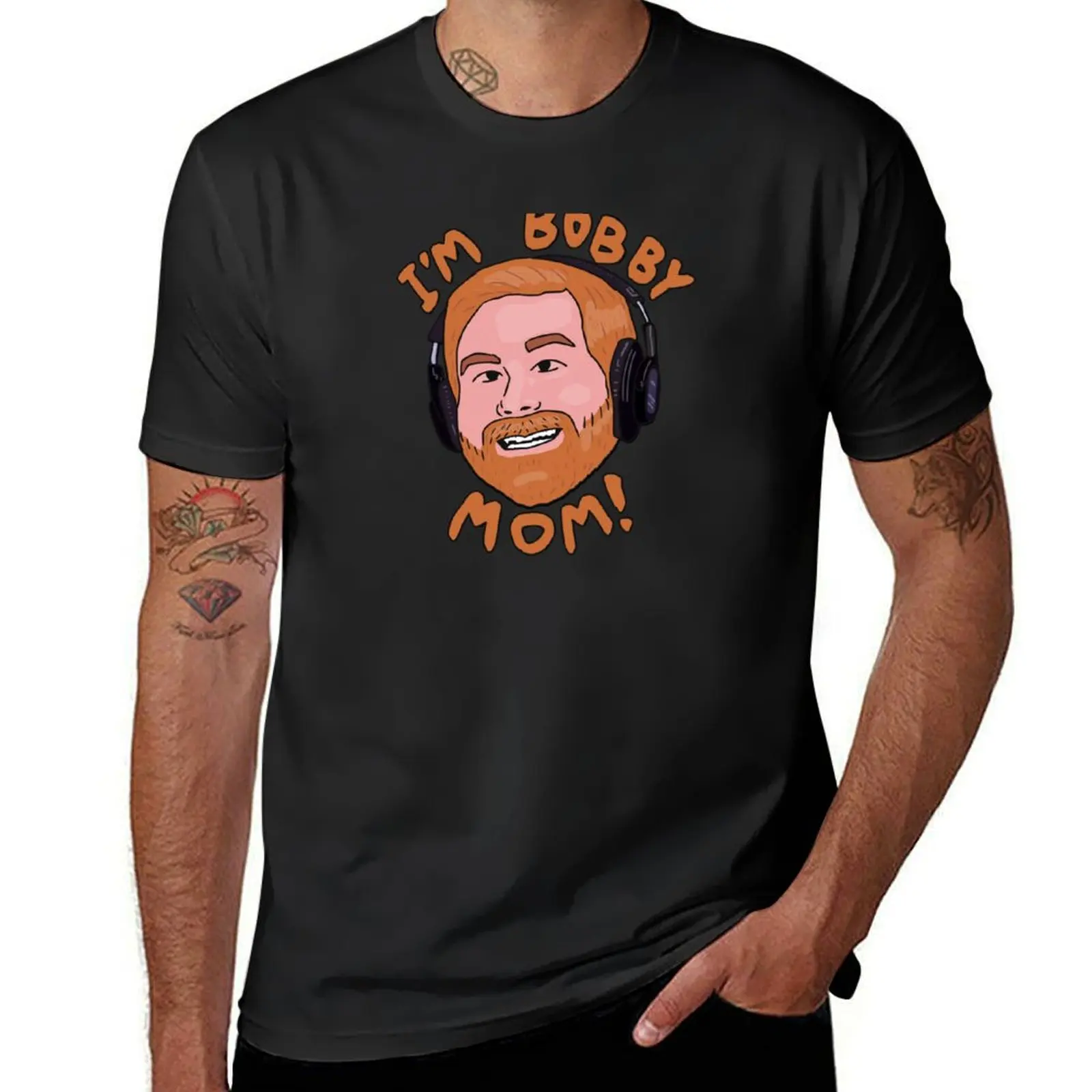 

I’m Bobby Mom T-Shirt summer top graphics mens cotton t shirts
