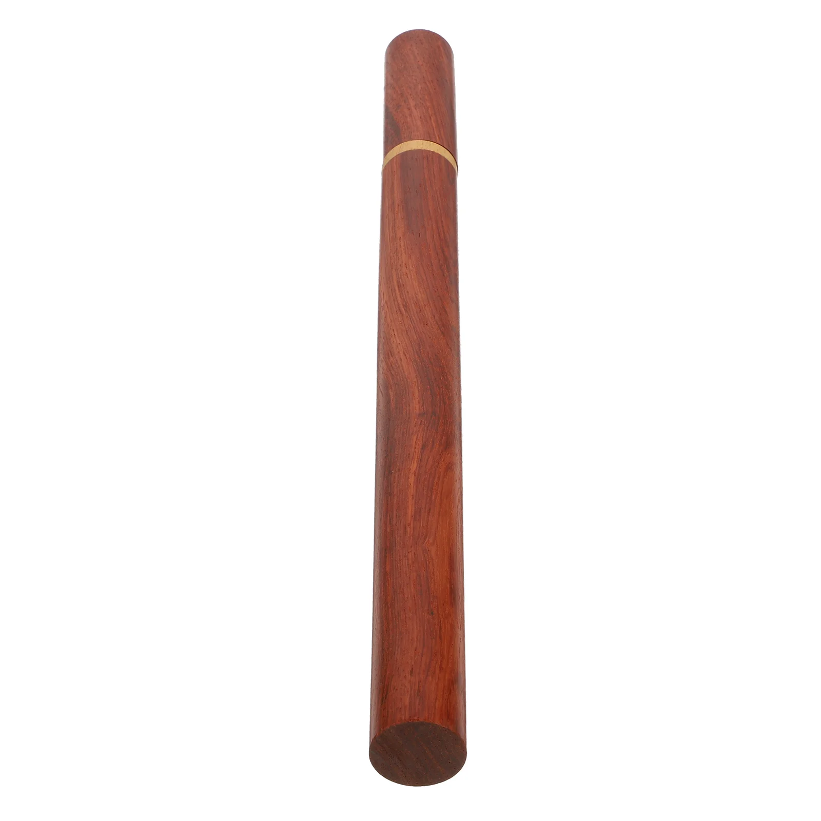 

1Pcs Dark Red Incense Tube Creative Holder Storage Container Home Decor Wooden Incense Stick Case Portable for Travel