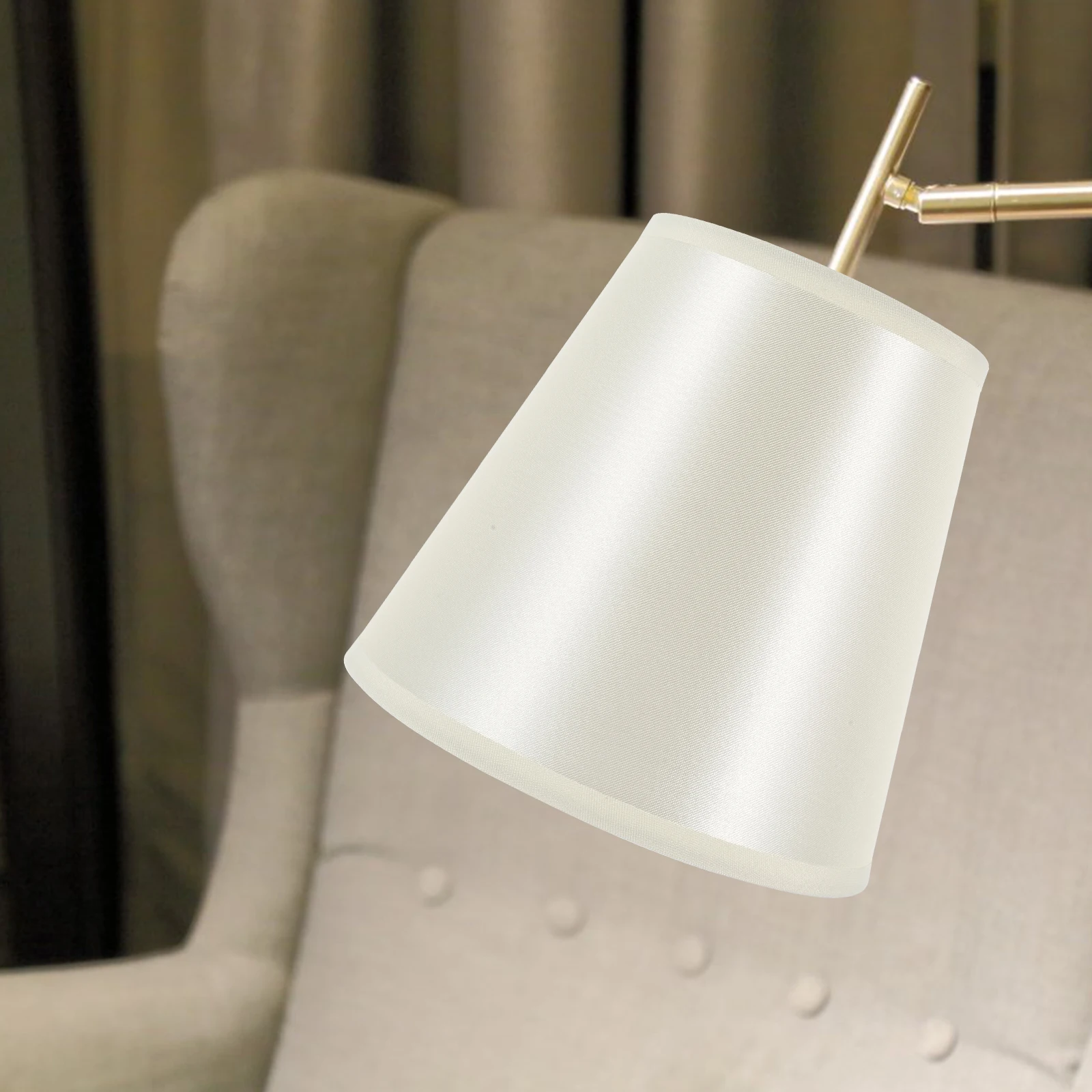 

Delicate Fabric Lampshade Clip-On Cloth Lampshade For Floor Lamp Chandelier Wall Lamp Table Light Soft Light Decorative Home