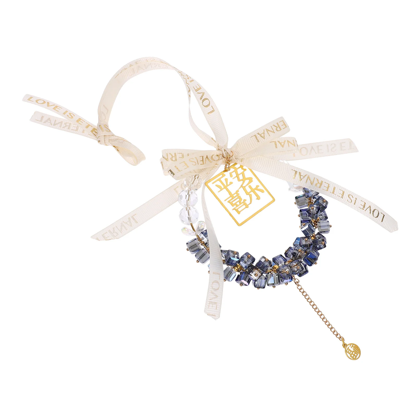 

Crystal Cube Rearview Mirror Pendant Hanging Ornament Car Interior Decoration Durable Stylish Car Hanging Charm