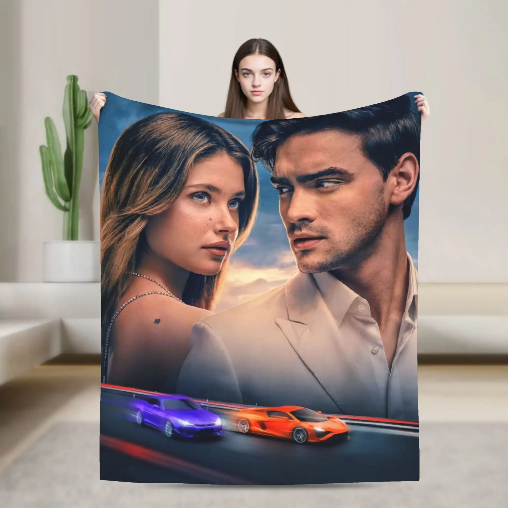 Hot Film Culpa Mia Flannel Blanket Winter  Warm Soft Throw Blanket for Children Bedroom Aesthetic Bedspread Sofa Bed Cover