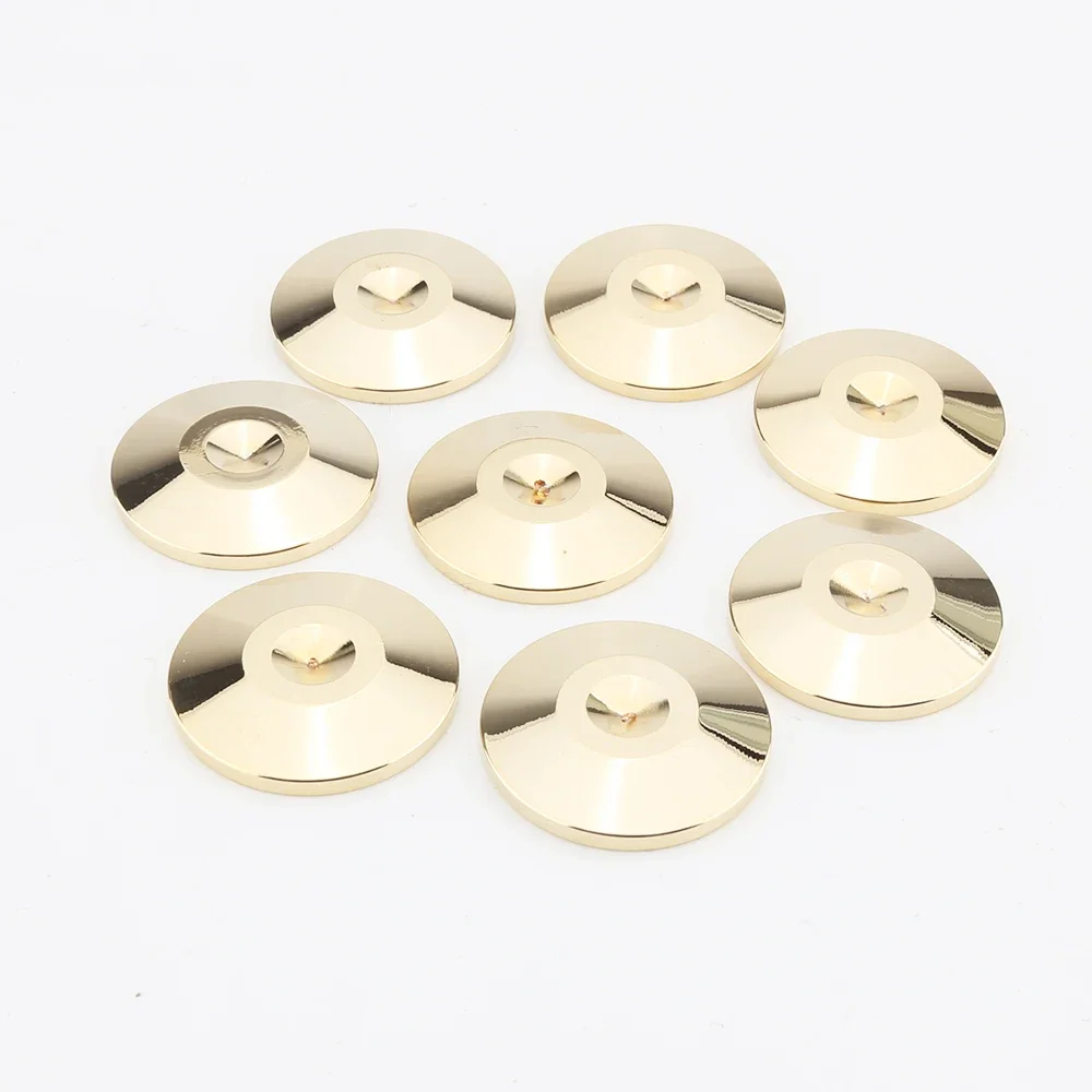 4x قاعدة حامل ذهبية لمكبر صوت CD Amp