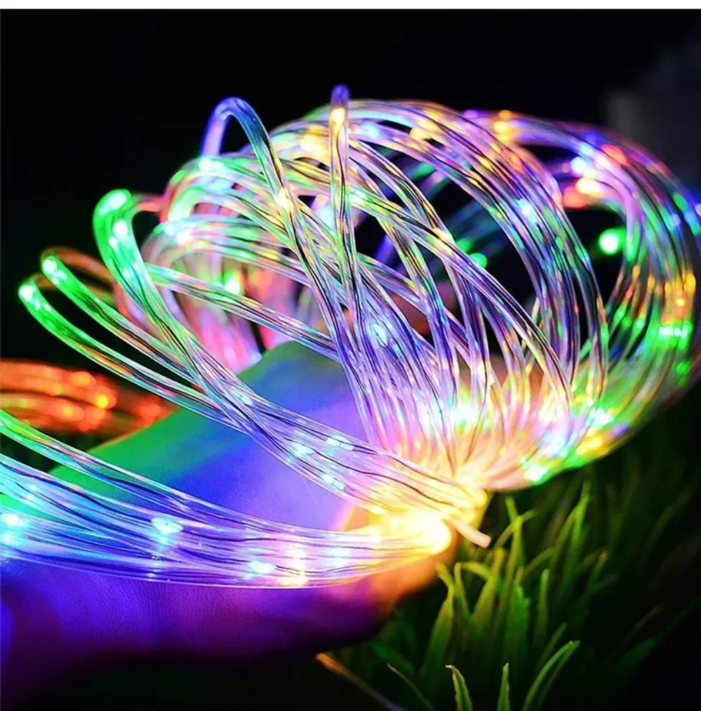 LED String Lights Orchard Patio Fairy Light Changing Waterproof Wedding Party Christmas Decorations