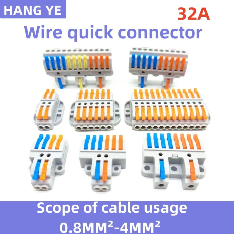 

Crimp type Quick-connect terminal wire Connector Splitter Quick Electrical Cable Splice Terminal Block For Wiring Connectors