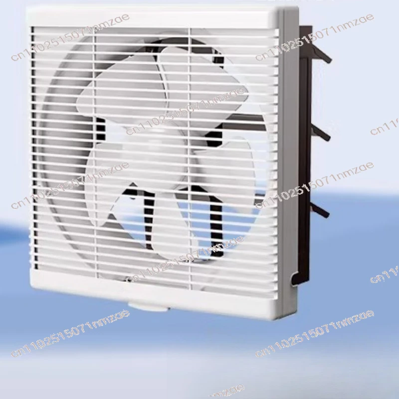 Mesh Exhaust Fan Metal Frame Shutter Square Hole Wall Type Bathroom Ventilation Variable Frequency Exhaust Fan 6 Inch