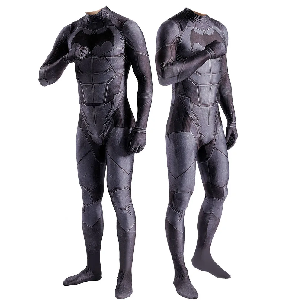 Bat Man Costume Cosplay Spandex Superhero Costume Zentai Suits Halloween Costume for Adult kids