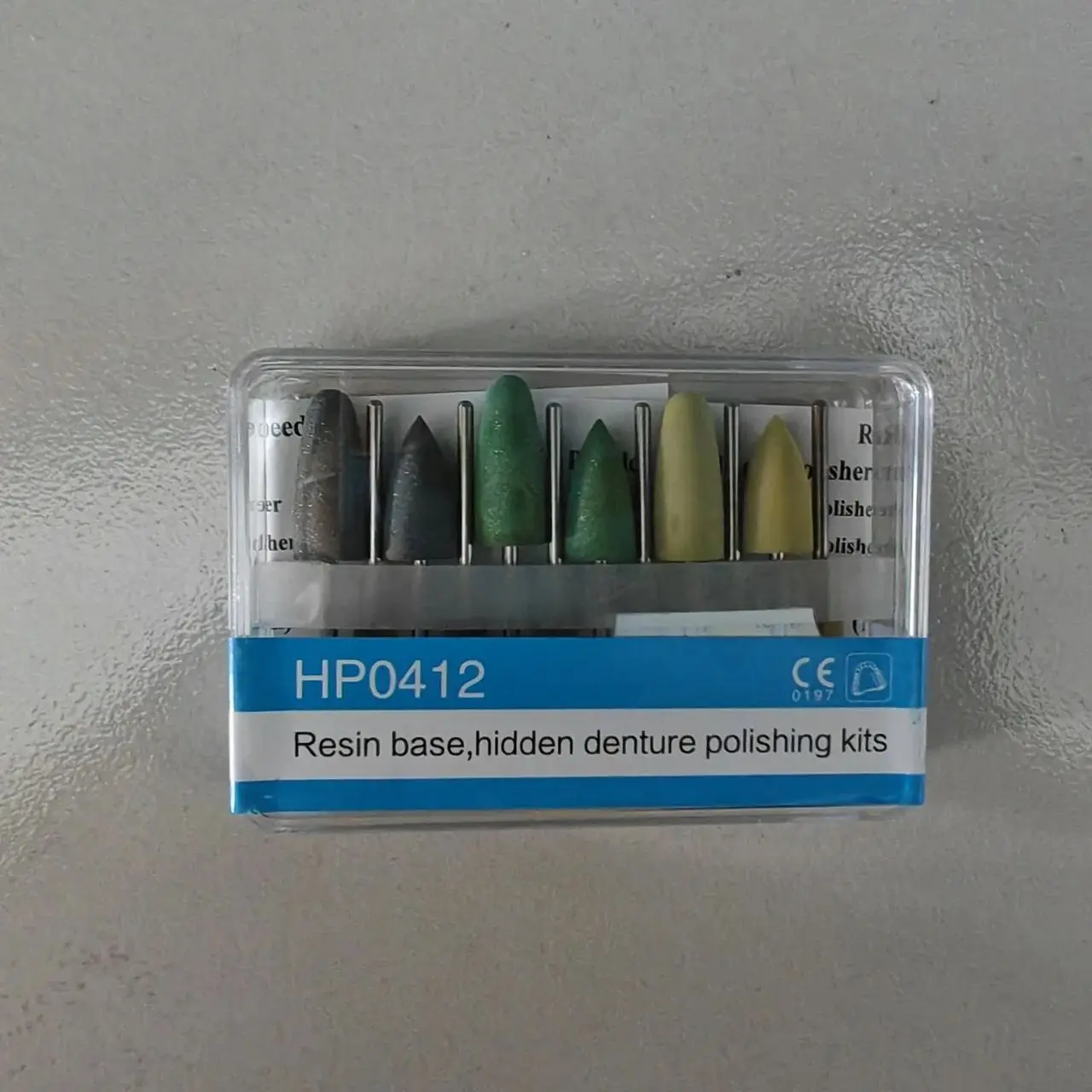 

12 шт./кор., набор для полировки стоматологических полированных протезов, скрытый набор для полировки протезов HP0412