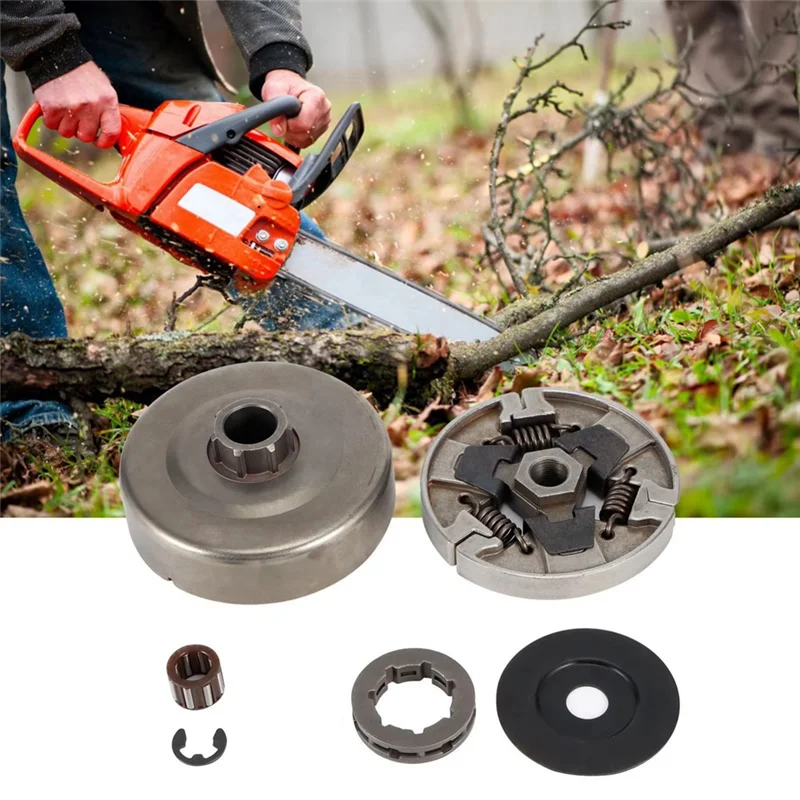 AT43-Kit Voor Stihl MS660 066 064 MS640 MS661 3/8In-7 Koppeling Drum Velg Tandwiel Montage Elektrische zaag