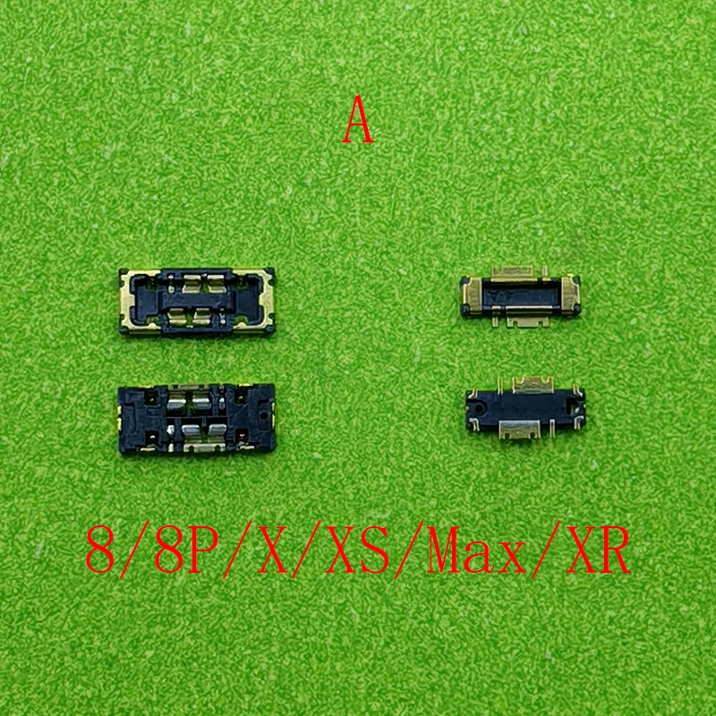 5pcs Battery FPC Connector Port On Motherboard for iPhone 14 13 12 11 Pro Max MIni 8 Plus X XS XR SE2 SE3 14Pro 14Plus 14Promax