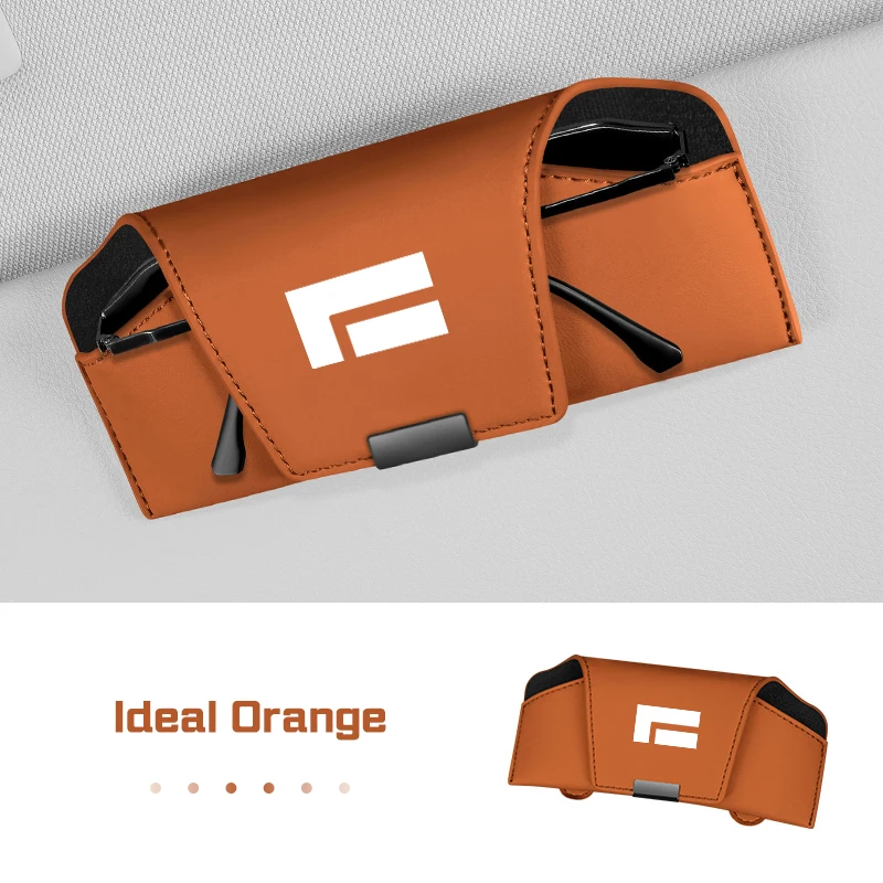 

Microfiber Leather Car Visor Glasses Case For BAIC Jishi Polestone 01 Rox 01 2023-2025 Sunglasses Holder Storage Box Accessories