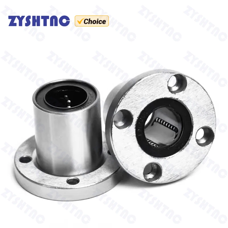 4 pçs/lote LMF8UU LMF10UU LMF6UU LM12UU LM8LUU LMF12LUU LM16UU 8mm flange rolamento de esferas linear para 8mm eixo linear CNC impressora 3D