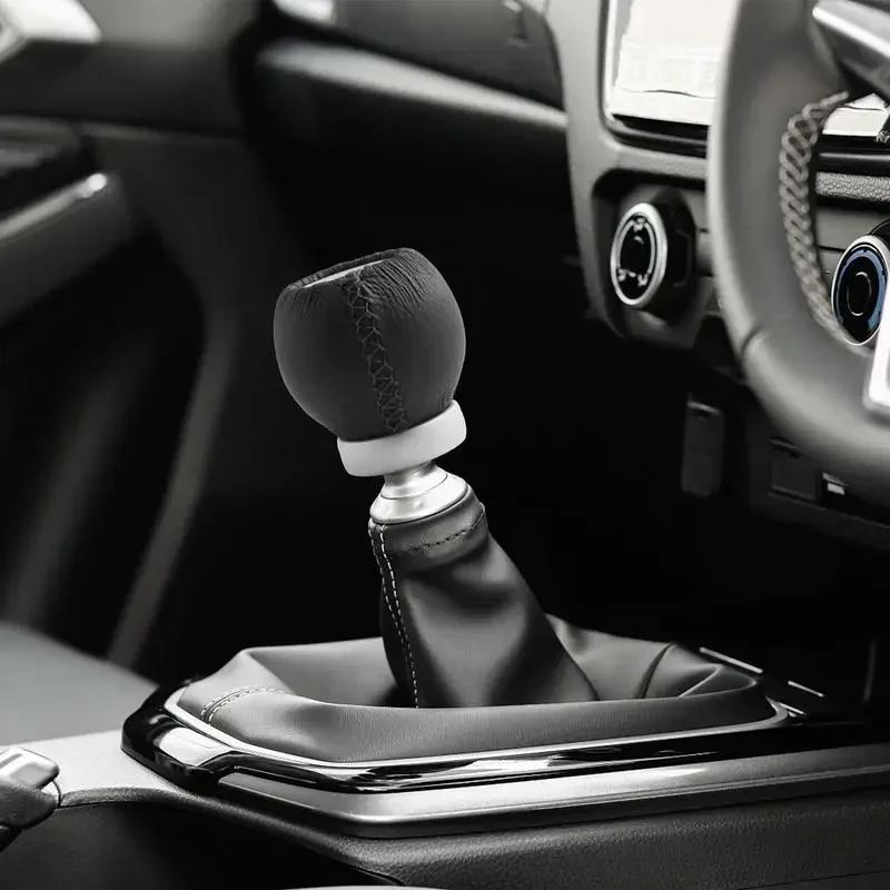 

5/6-speed Universal Leather Stitching Shift Lever, Manual Shift Lever Knob for Automobiles Automotive Interior Refit Tools