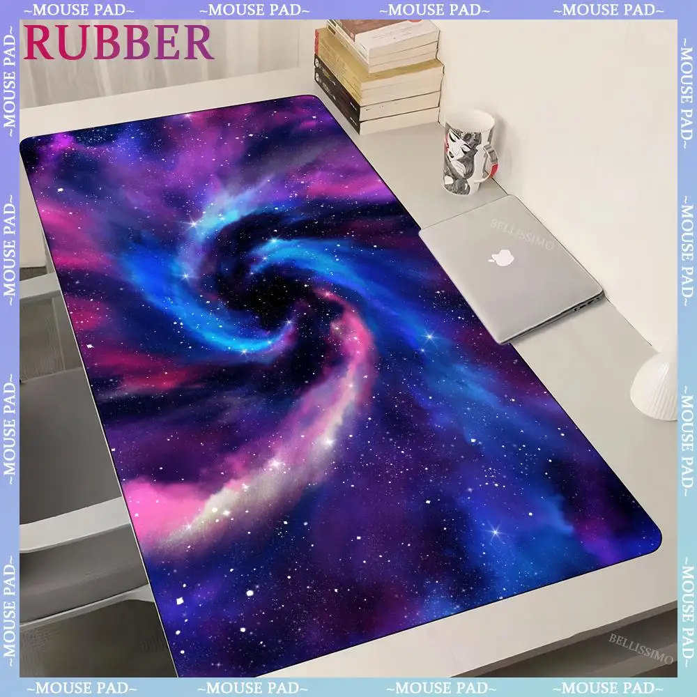 

Anti-slip mouse pads computer desk oversized rubber pad desktop universe starry sky XXL game player protection pad keyboard pads