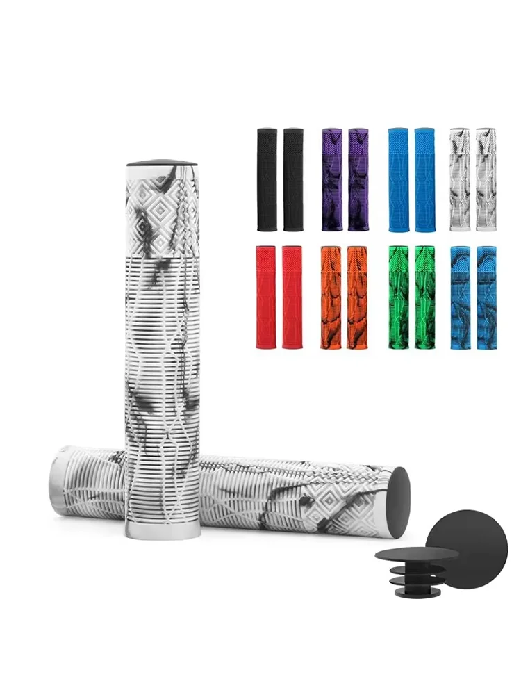 AliExpress riderace 165mm Bicycle Grips For 22.2mm Scooter BMX Mtb Handle Bars Lengthening Non-Slip Soft Rubber Bike Handlebar Cover