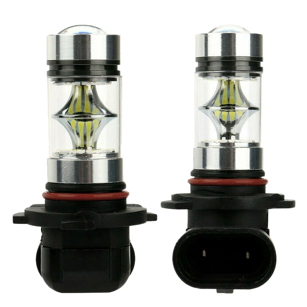 

2X 6000K Super White H10 9045 9145 9140 100W 1200LM LED Fog Light Bulb Projector Driving