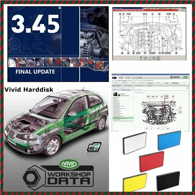 2024 Hot Sale Newest Auto Data 3.45 Vivid Workshop Data 10.2 Auto Repair Software install video guide remote install help