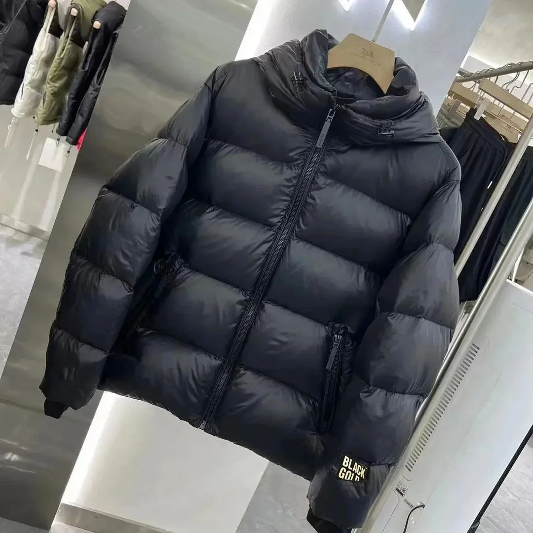 Goose Down Jacket Women High Quality Fluffy Short Hooded Puffer Men Winter Duck Luxury Designer Coats