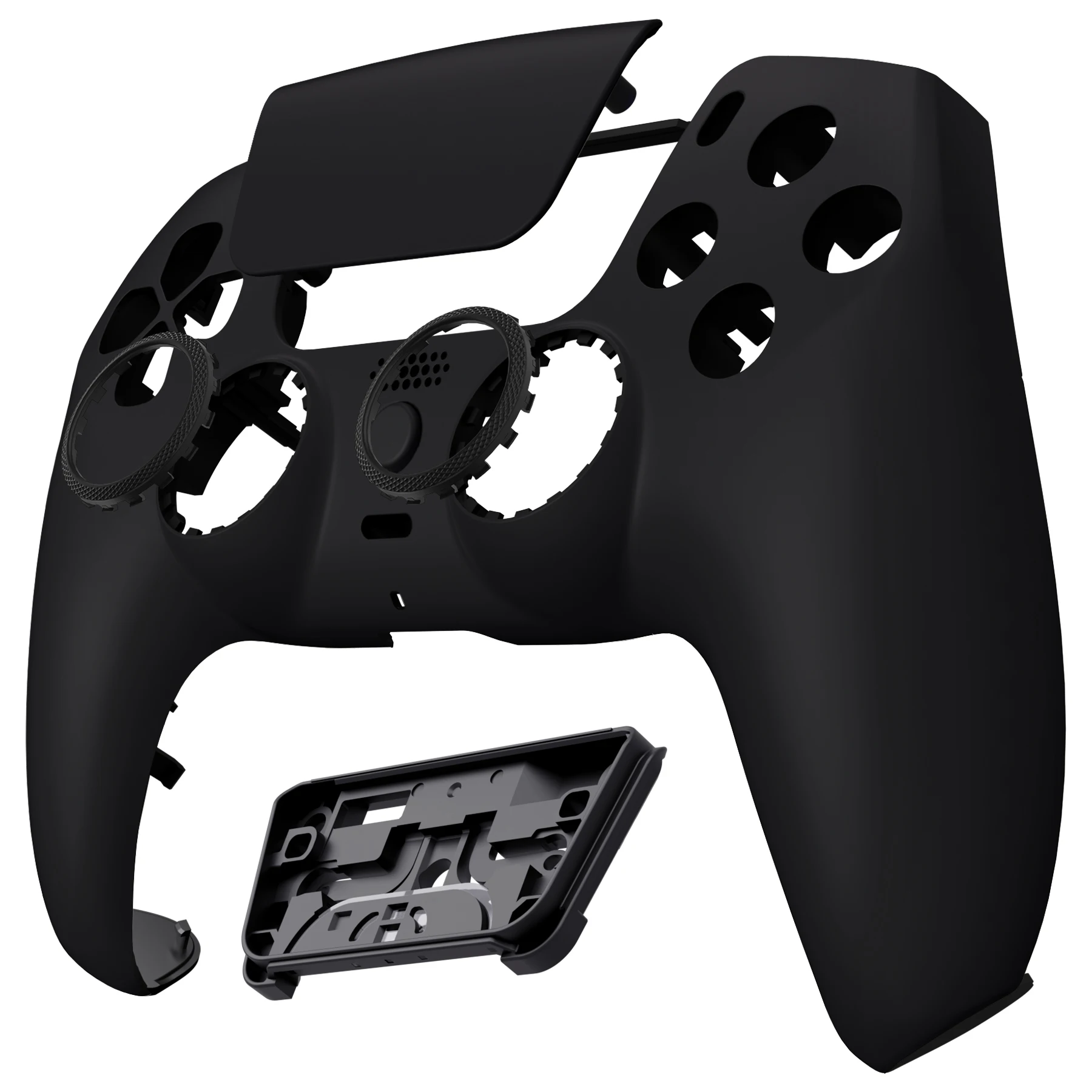 Imagem -02 - Extremerate-luna Substituição Shell Frontal Touchpad para Controlador Ps4 Preto Bdm010 020 030 40