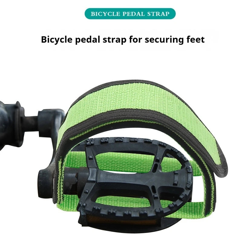 

Foot Straps with Dead Fly Look Dog Mouth Cover Pedal Binding Gear