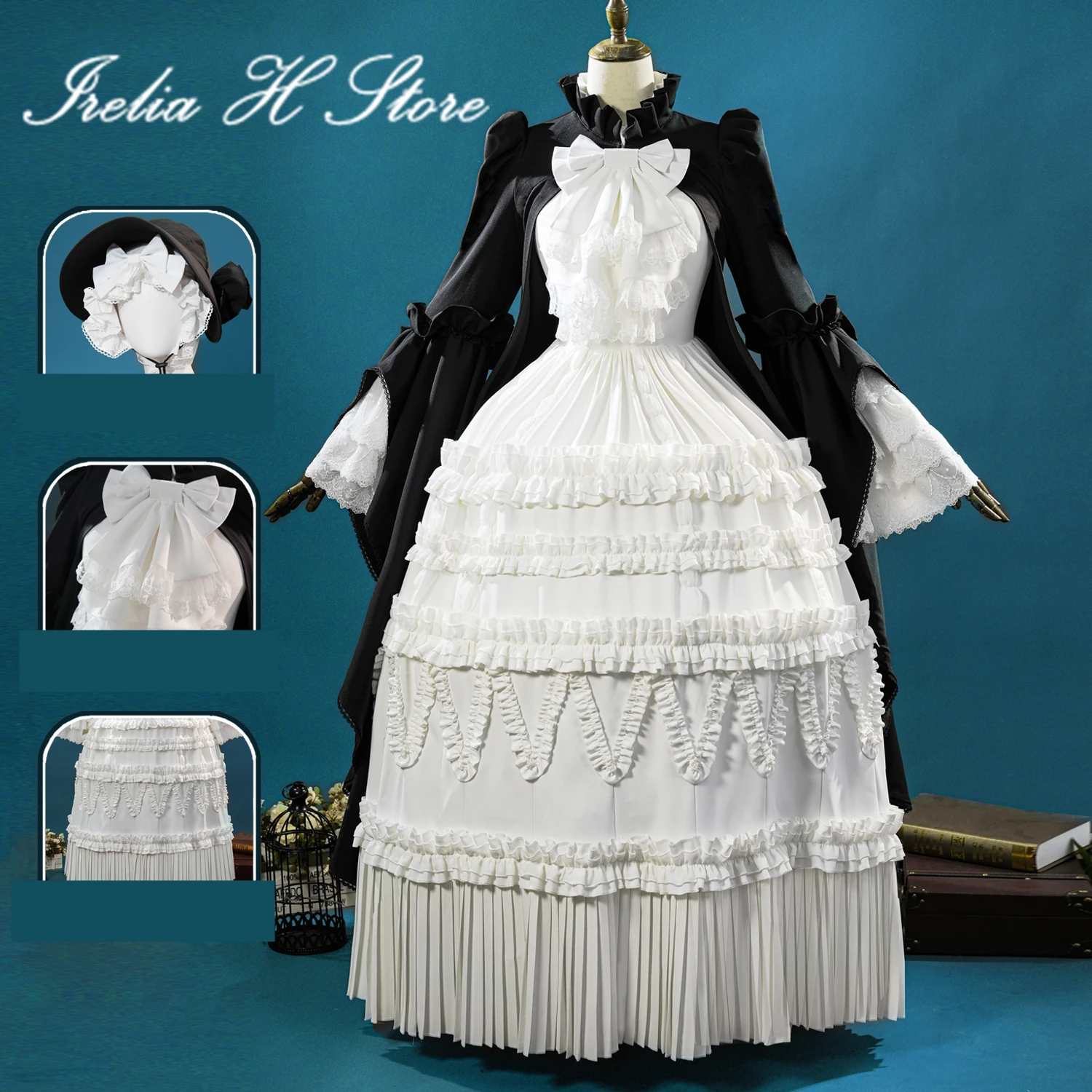 Irelia H Gosick Victorique de Blois コスプレ衣装女性ロリータドレス女性宮殿宴会ゴシック