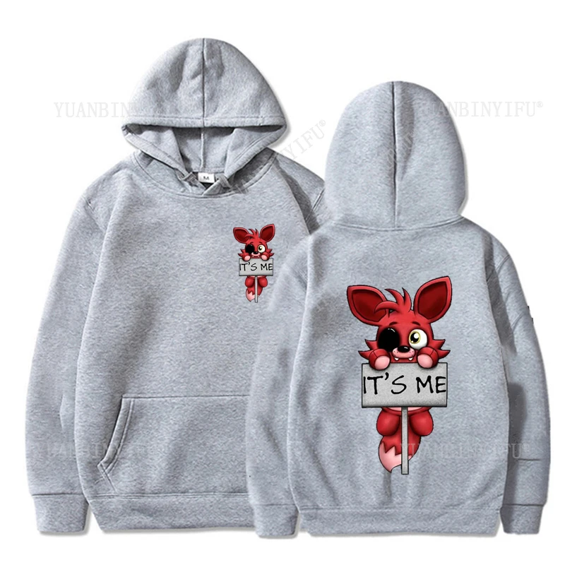 

Новый стиль, мода Fnaf 2, аниматроника, пять ночей, осень и пуловер с капюшоном, крутая уличная одежда унисекс