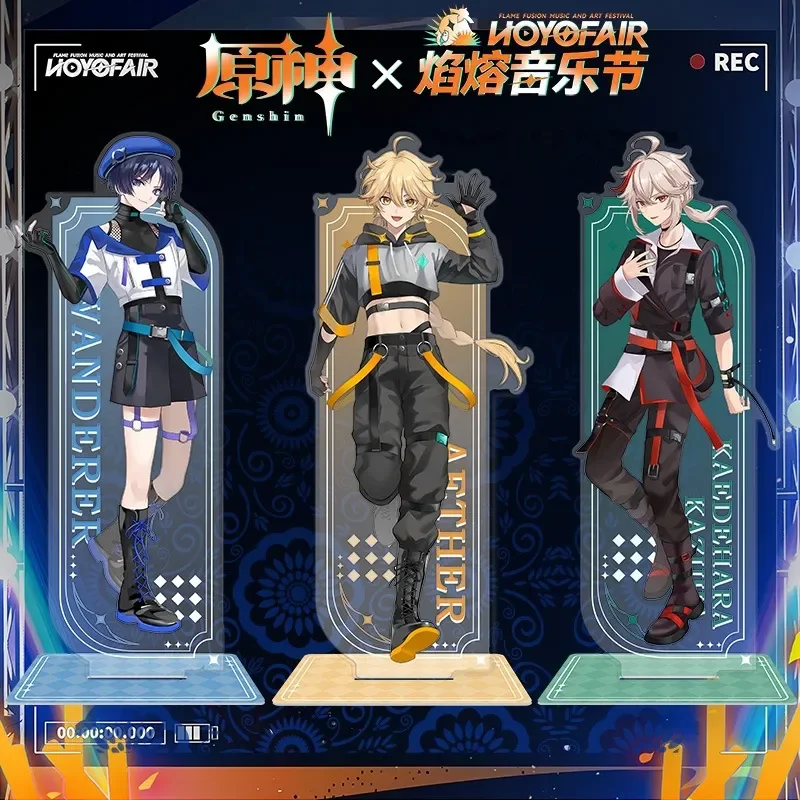 Juego Genshin Impact Wanderer Kaedehara Kazuha Cosplay figura de Anime acrílico cartel de pie colgante llavero accesorios regalo de Navidad
