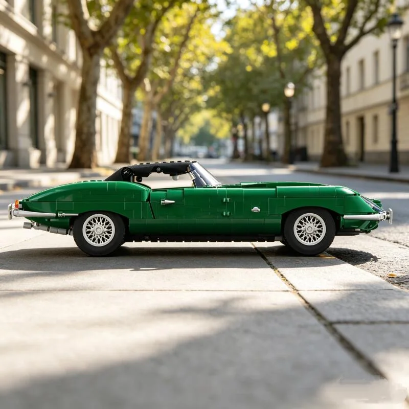 Convertible Sports Car 1673PCS Assemble Model Designed Jaguar Realistic Car Sets for Adults Collectors Birthday Christmas Gifts