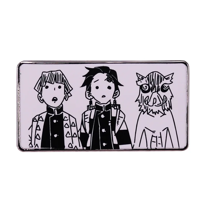 Broches de Anime japonés para hombre y mujer, alfileres esmaltados geniales, insignias de solapa para mochila, accesorios de joyería de moda,