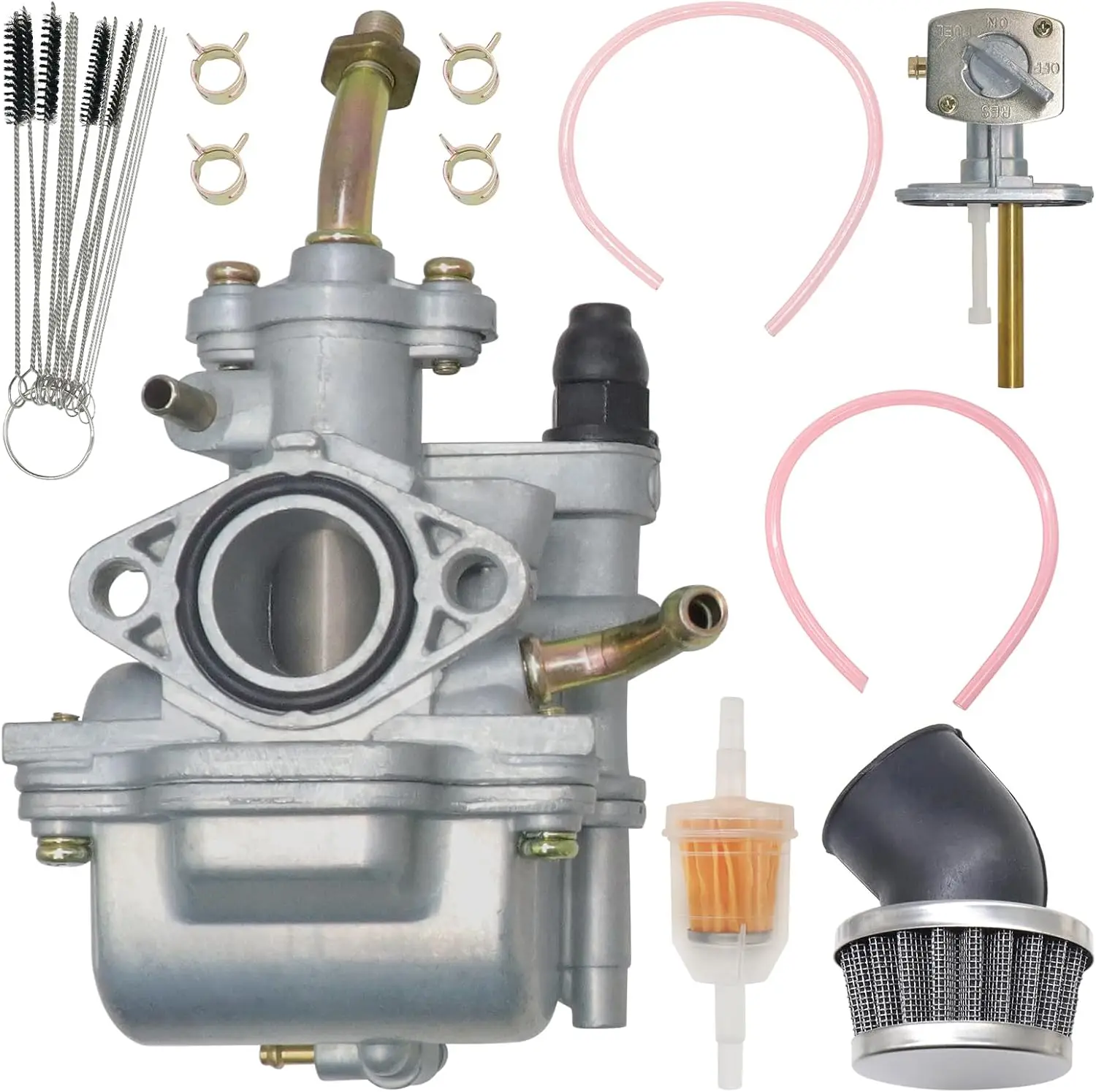 5HN-14101-00-00 Carburetor for Yamaha TTR 90 TTR90 2000-2003 TTR90E 2003-05  5HN-14101-01-00  with Air Filter and Valve Petcock