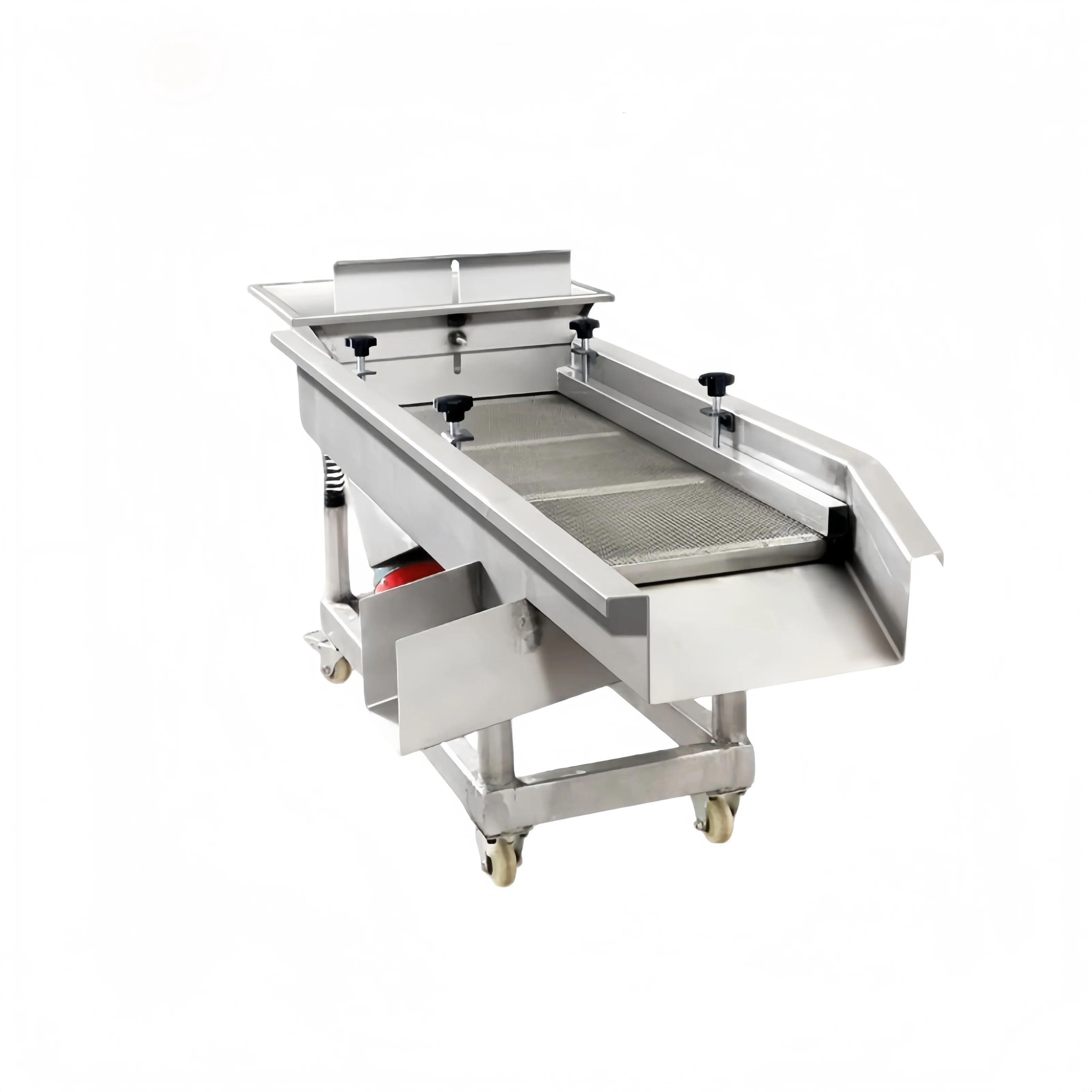 Small Fully Automatic Electric Linear Vibrating Screen Grain Sorting Machine Rice Seed Core Motor Component