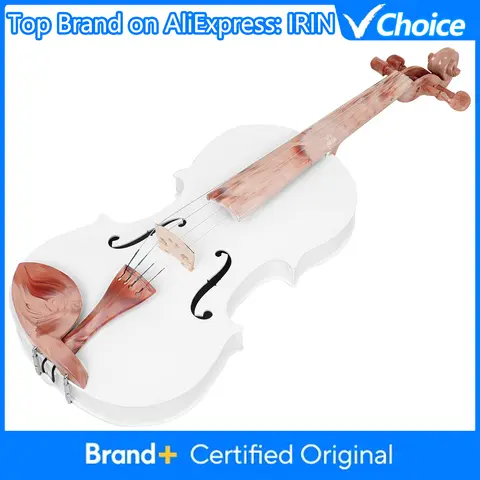 4/4 Violin AV-102 Acoustic Violin For Beginners String Instrument Violins Set with Case Bow Violin Accessories Parts